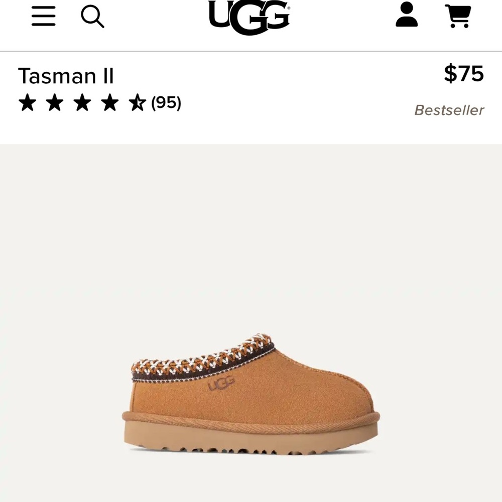 UGG Tasman II Chestnut Slippers